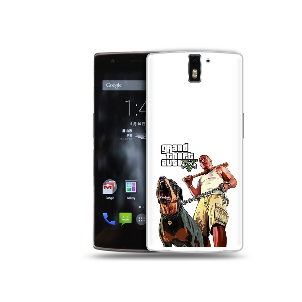 

Чехол MyPads Tocco для OnePlus One GTA грозная собака, Прозрачный, Tocco