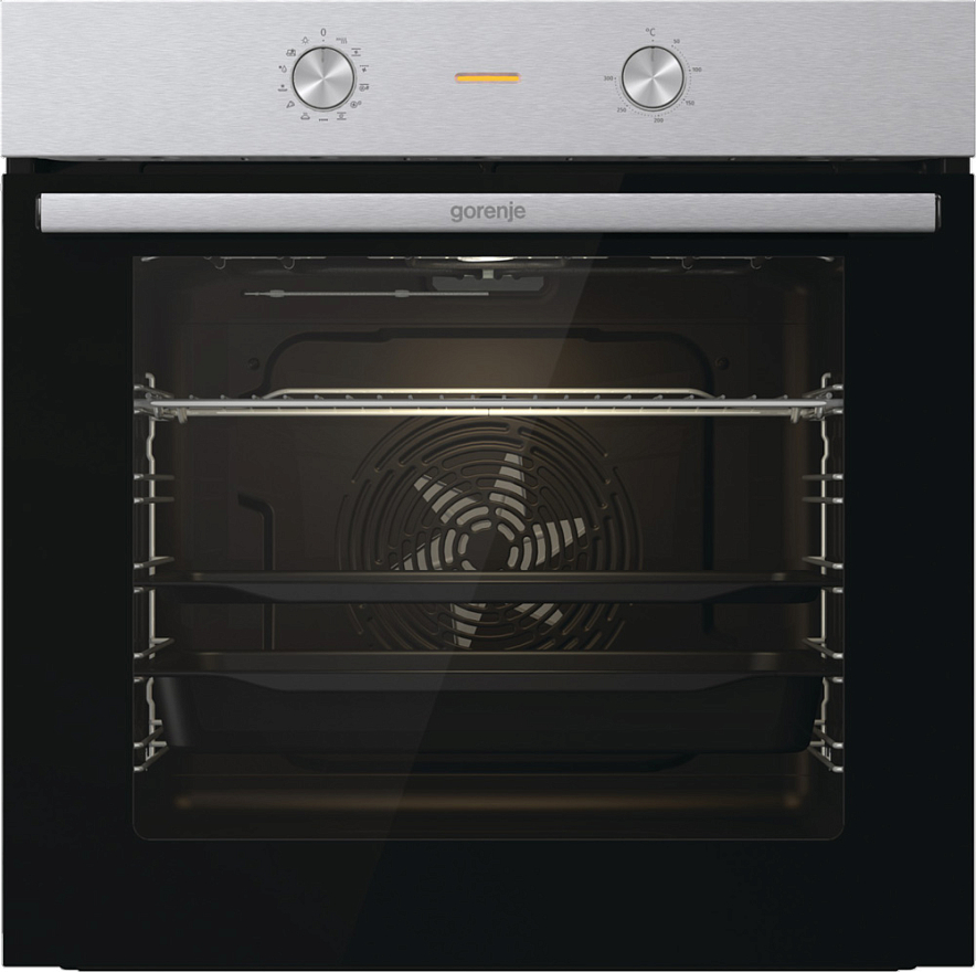 

Встраиваемый электрический духовой шкаф Gorenje BO 6717E03 X серебристый, черный, BO 6717E03 X