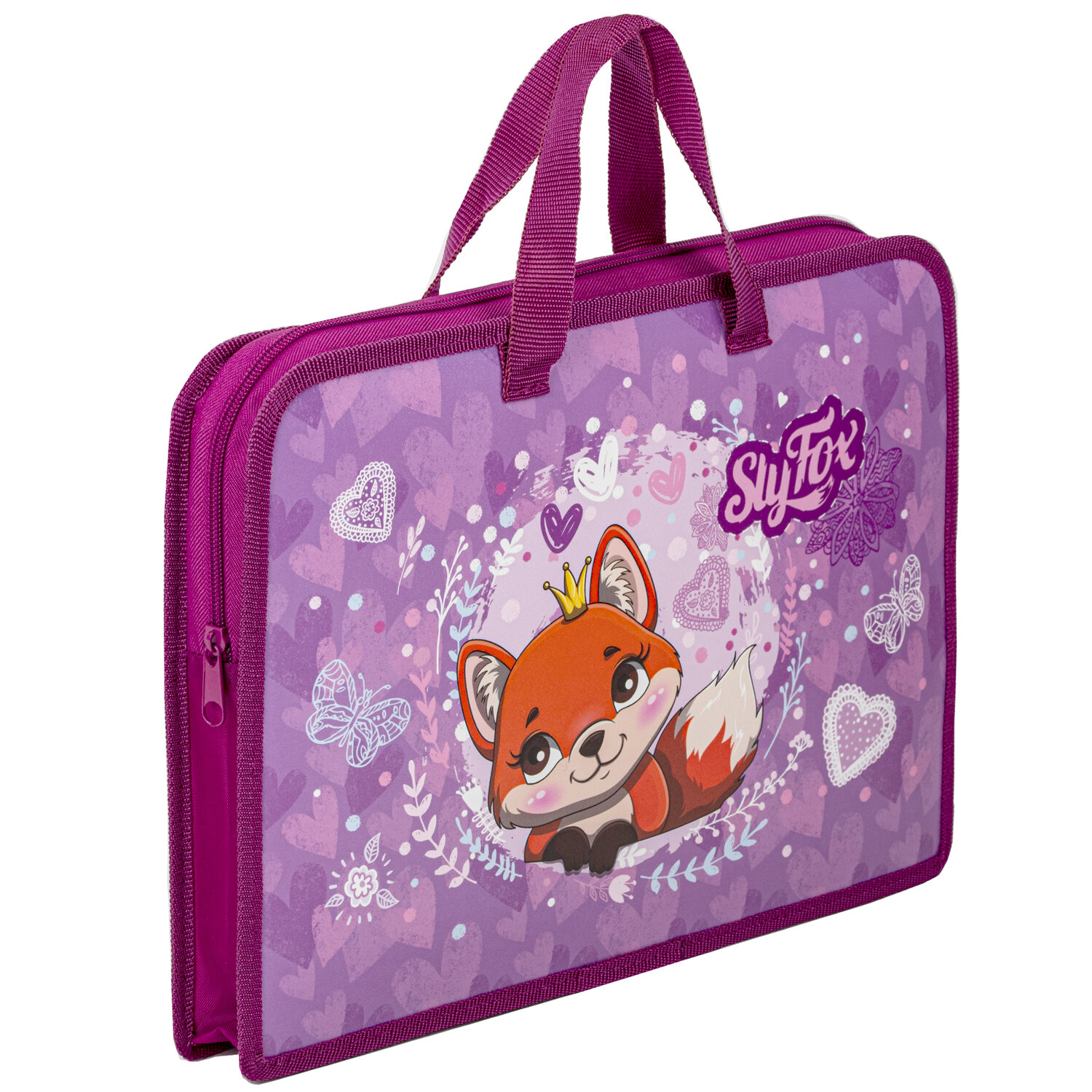 

Папка Юнландия sly fox с ручками а4 1 отделение пластик ширина 40 мм, Розовый, с ручками а4, 1 отделение, пластик, ширина 40 мм, sly fox,