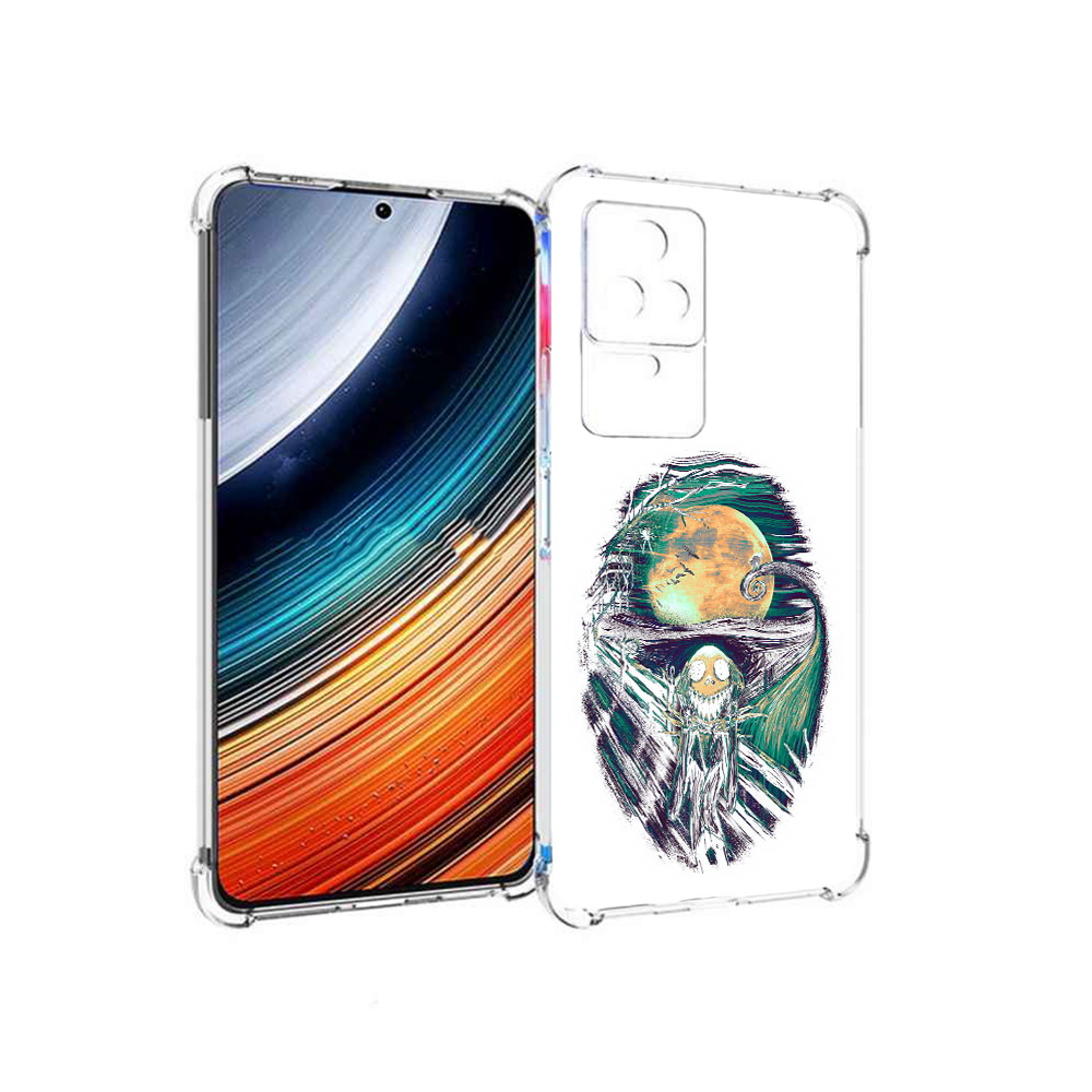

Чехол MyPads зубастое существо абстракция для Xiaomi Redmi K40S/Poco F4, Прозрачный, Tocco