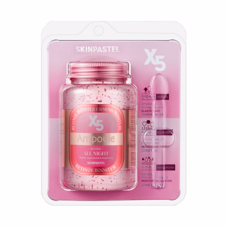 Сыворотка для лица Skinpastel X5 All Night Retinol Ampoule ночная, 250 мл сыворотка для лица some by mi retinol intense с ретинолом и бакучиолом anti age 30 мл