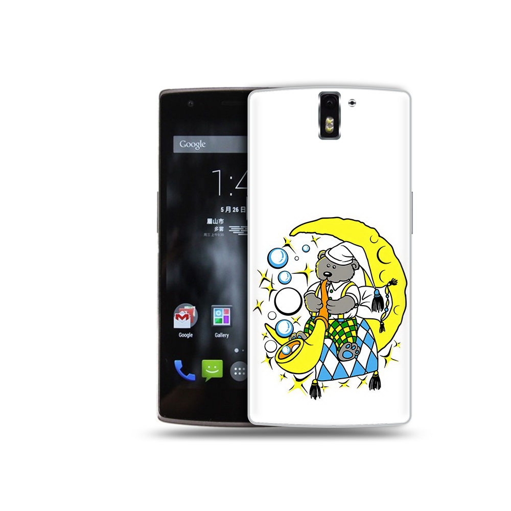 

Чехол MyPads Tocco для OnePlus One Сырная луна, Прозрачный, Tocco