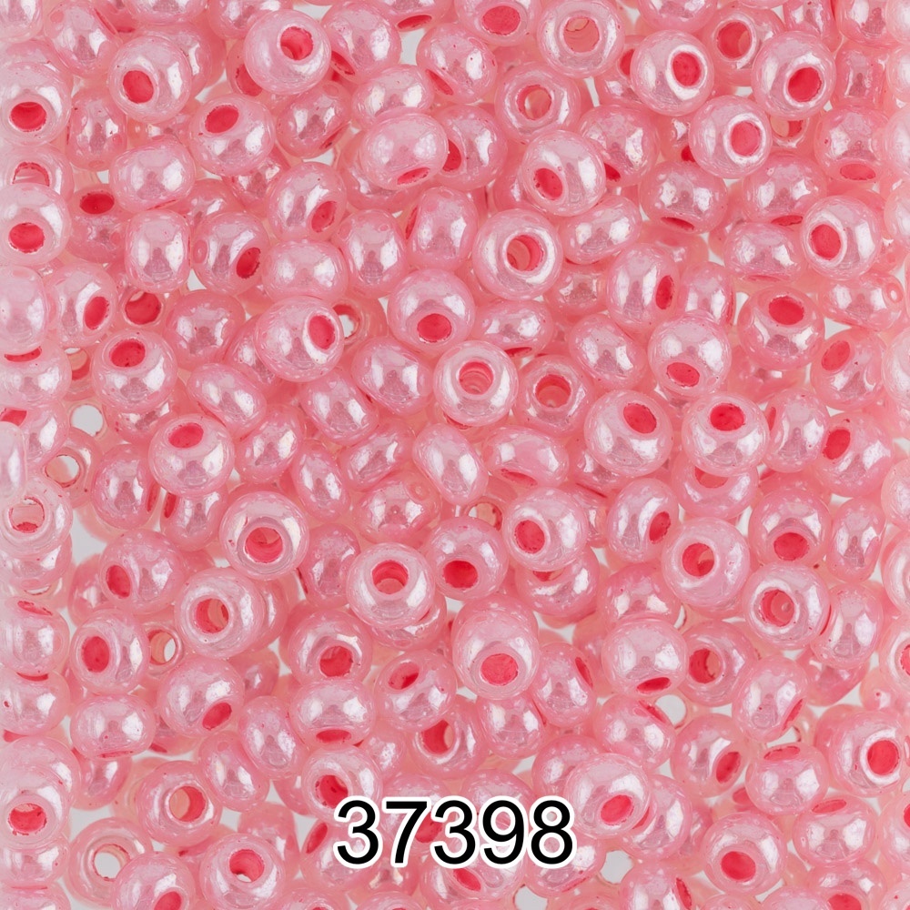 фото Preciosa чехия, 10/0, 2,3 мм, 500 г, цвет 37398, ф359 розовый