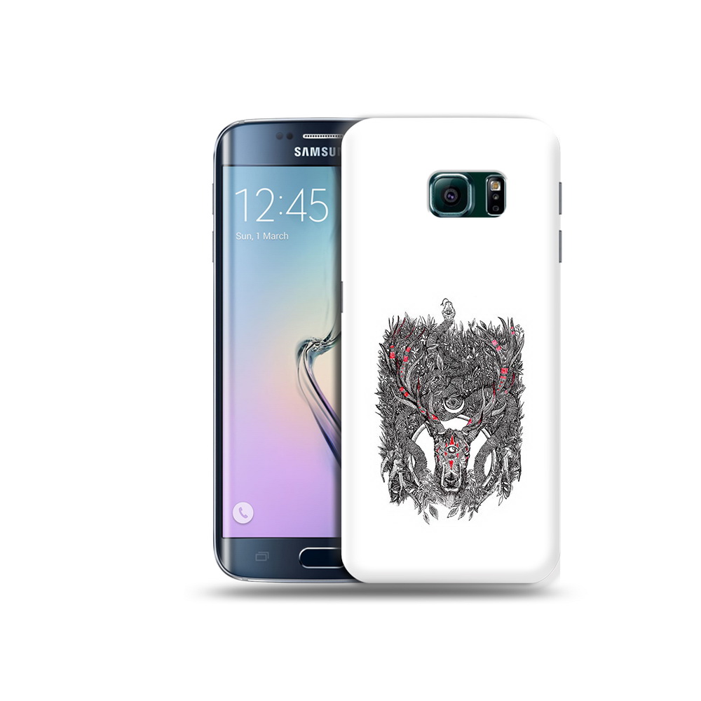 

Чехол MyPads Tocco для Samsung Galaxy S6 Edge Дизайнерские_676, Прозрачный, Tocco