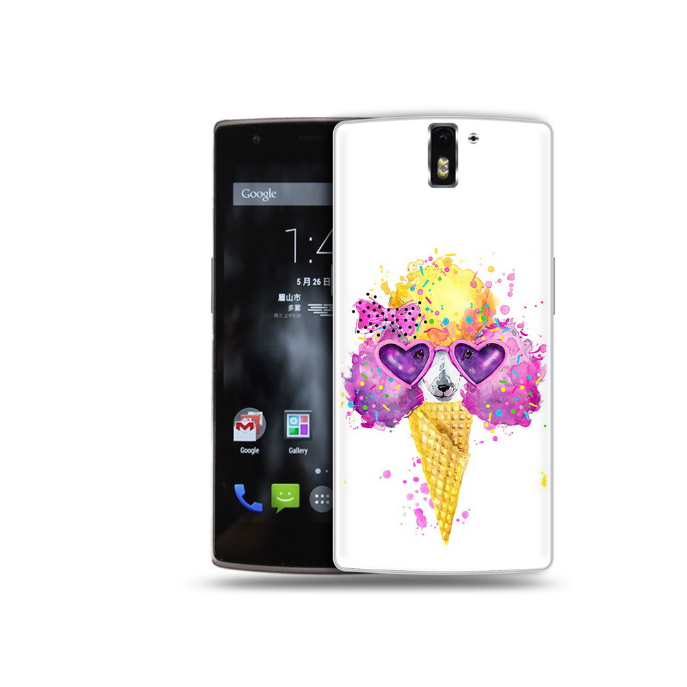 

Чехол MyPads Tocco для OnePlus One Рожок, Прозрачный, Tocco