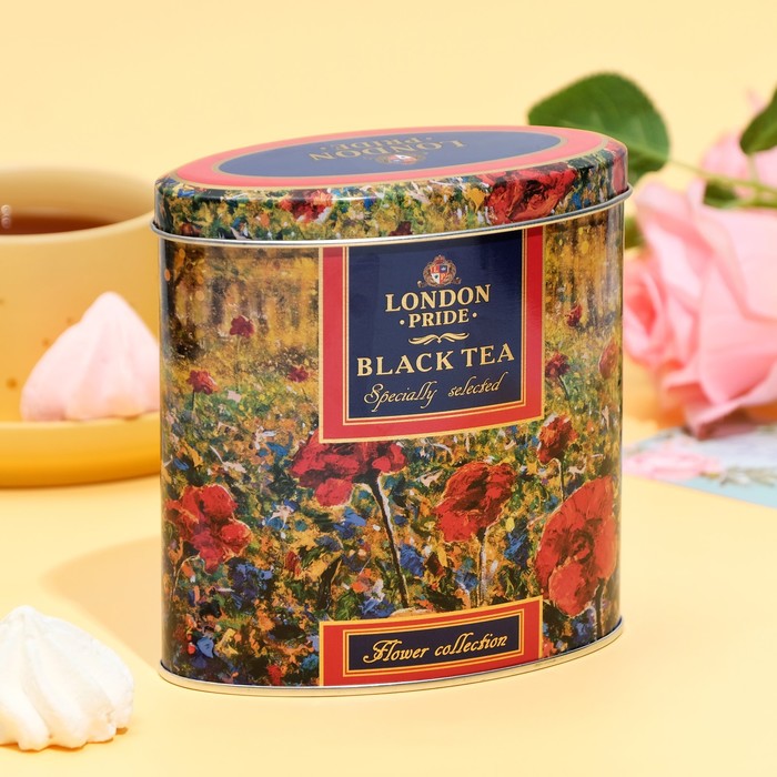 

Чай чёрный London Pride, листовой, с имбирем, ж/б, 75 г