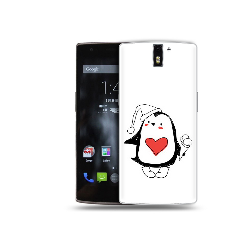 

Чехол MyPads Tocco для OnePlus One Пингвин с мороженым, Прозрачный, Tocco