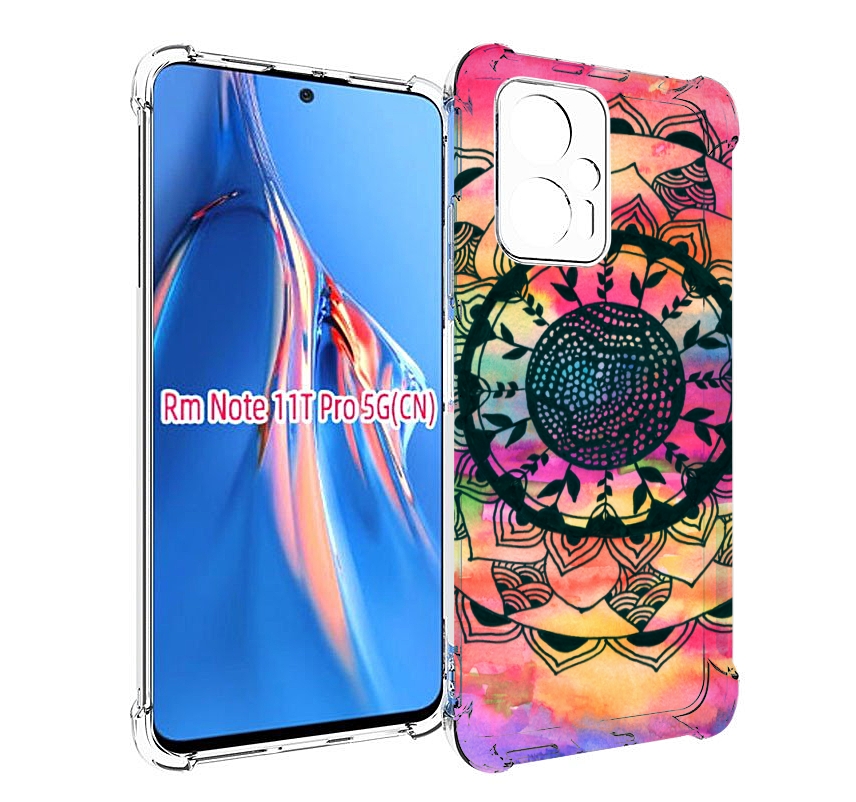 

Чехол MyPads яркая абстракция круглый цветок для Xiaomi Redmi Note 11T Pro / 11T Pro Pl..., Прозрачный, Tocco