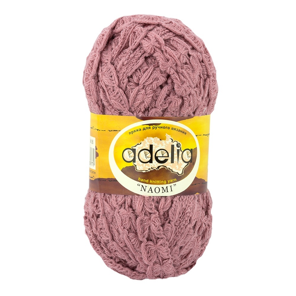 

Пряжа Adelia Naomi, акрил, 5х100 г, 24 м+/-1,5 м, №06 светлый сиреневый, Розовый, Naomi
