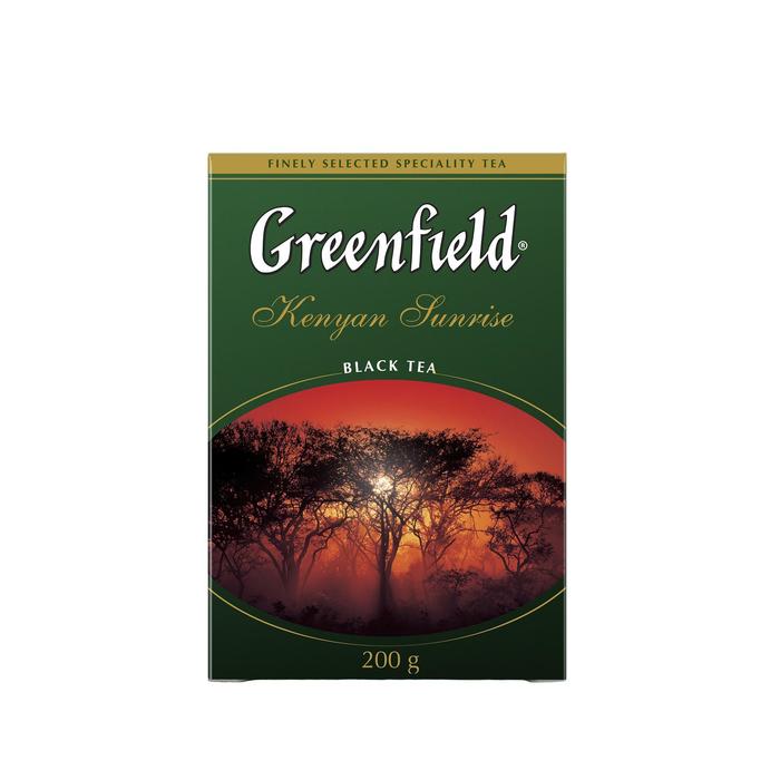 Чай черный GREENFIELD 200г/Kenyan Sunrise/Орими Трейд