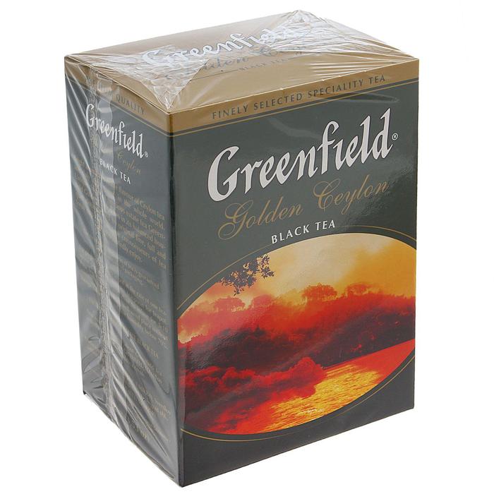 

Чай черный GREENFIELD 100г/Golden Ceylon/Орими Трейд