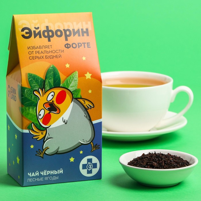 

Чай чёрный «Эйфорин форте», вкус: лесные ягоды, 50 г