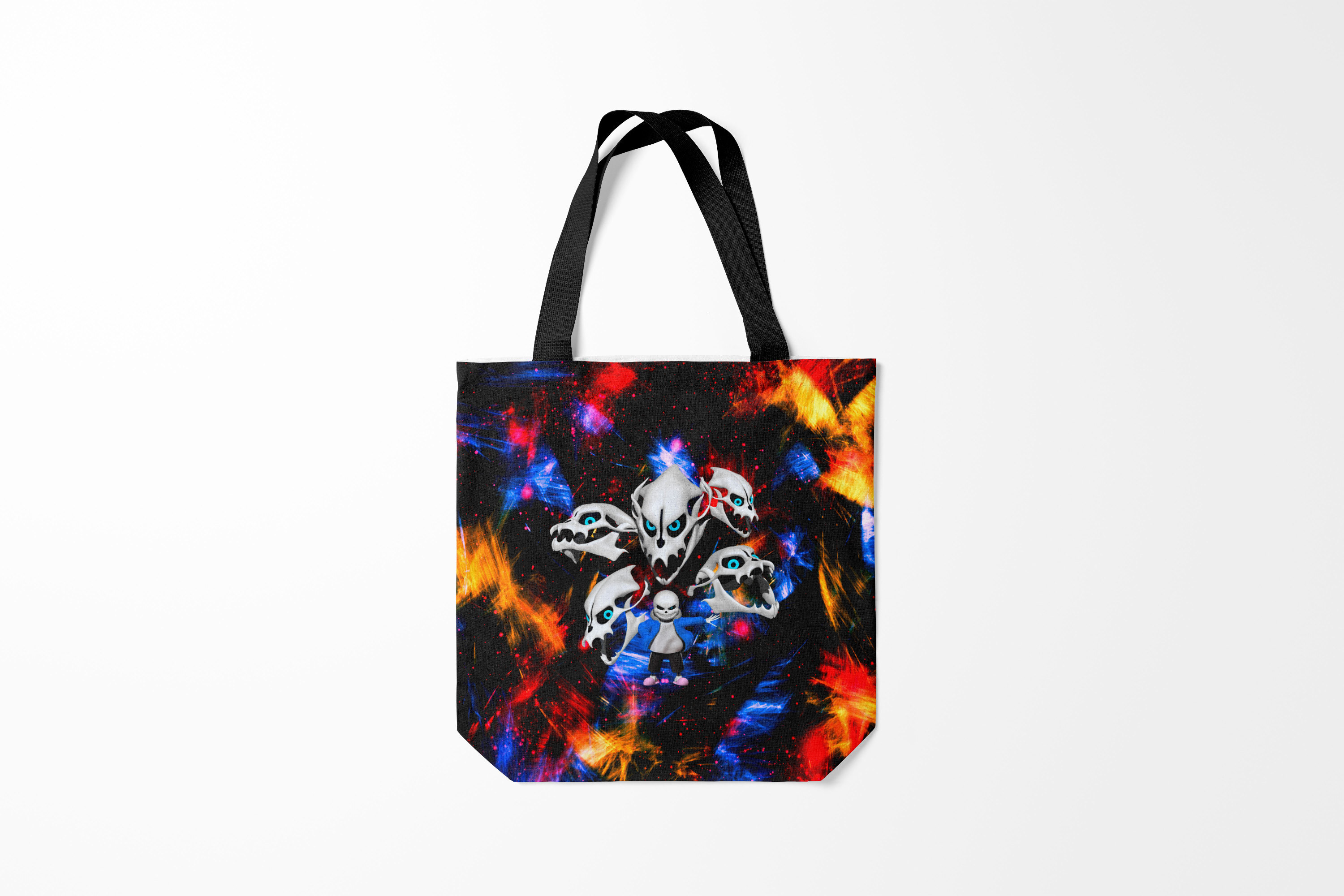 

Сумка шoппер унисекс Burnettie Undertale Санс, черный, Undertale Санс