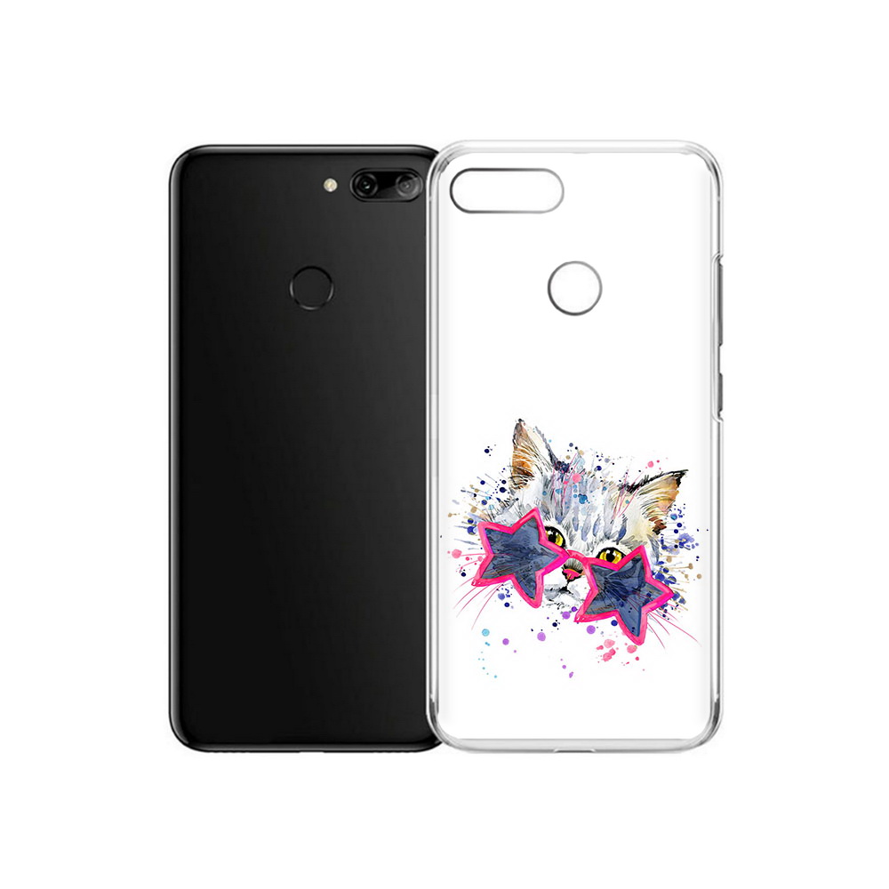 

Чехол MyPads Tocco для Alcatel 1S звездные очки (PT227137.662.353), Прозрачный, Tocco
