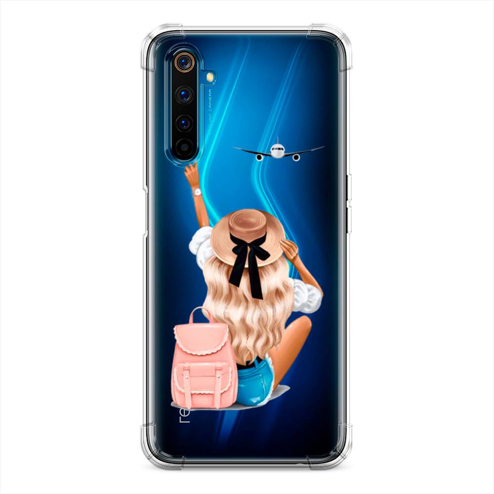 

Чехол Awog на Realme 6 Pro "Автостопом самолетом", Разноцветный, 252851-1