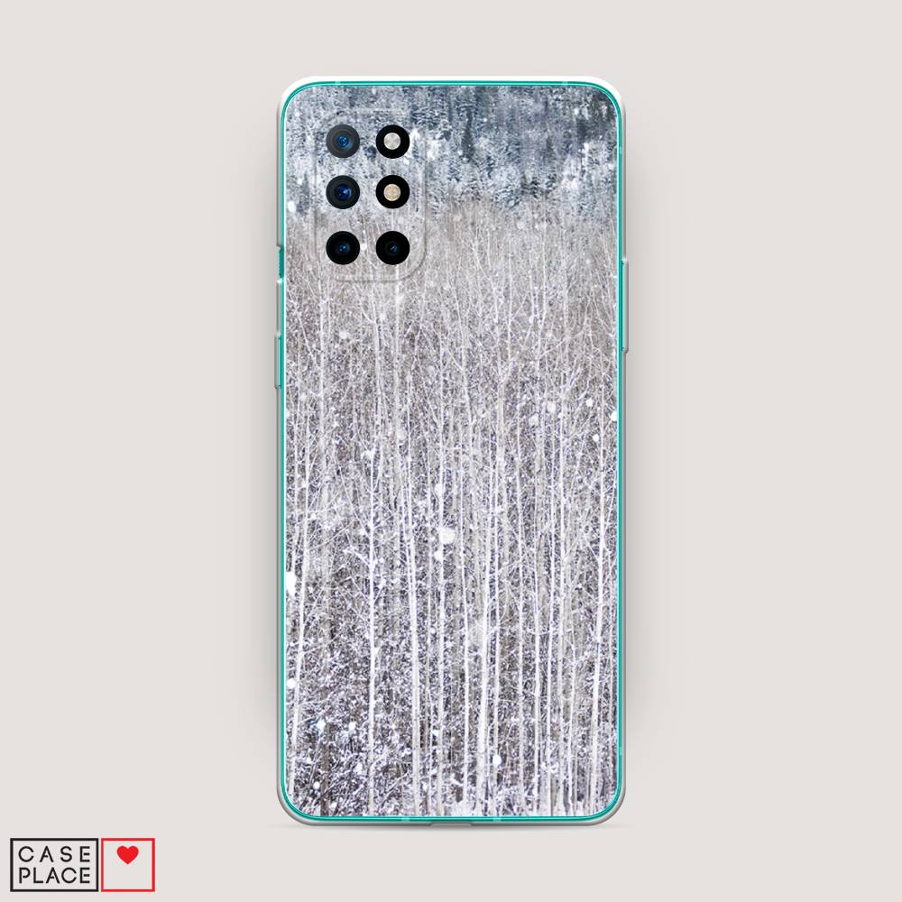 

Чехол на OnePlus 8T "Снежный лес", Бежевый;серый;белый, 151150-5