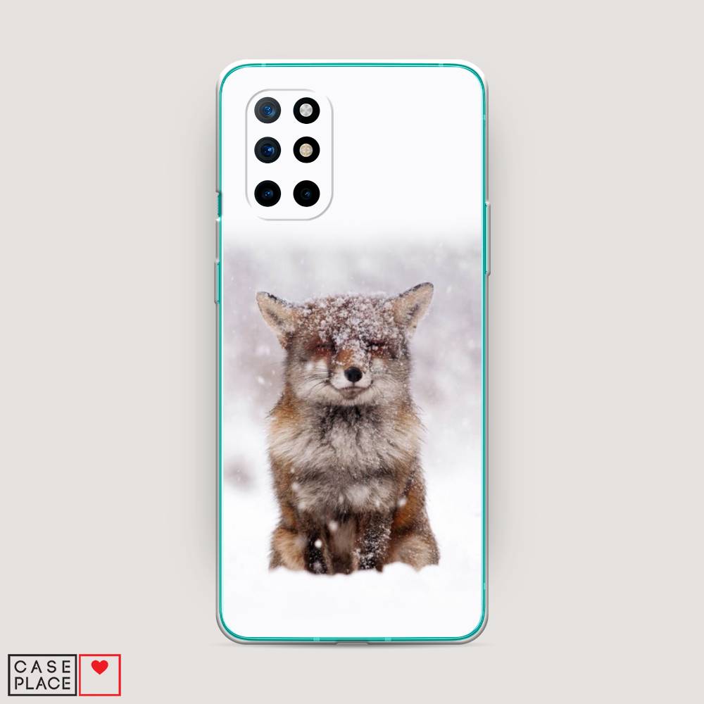 

Чехол на OnePlus 8T "Зимняя лиса", Белый;серый;коричневый, 151150-1