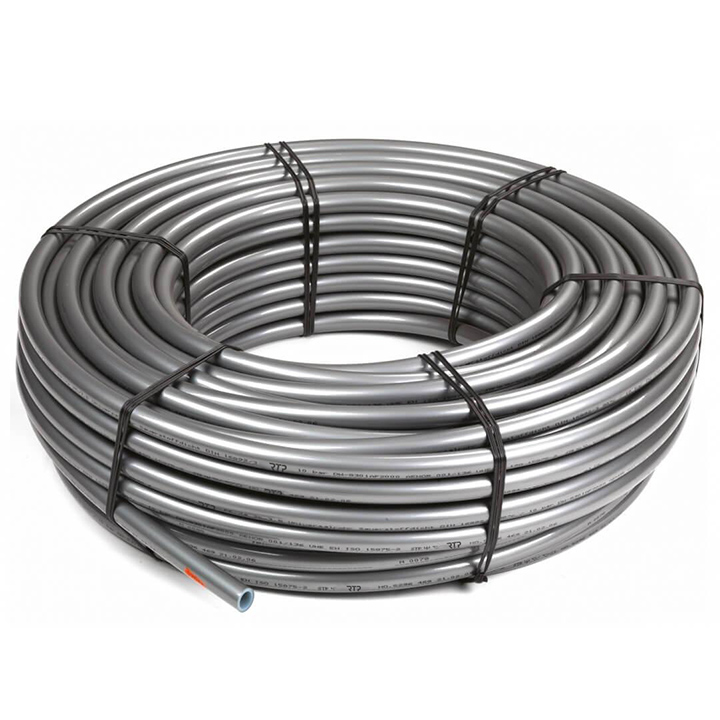 Труба Pex-a слой EVOH RTP для теплого пола и водоснабжения D16х2.2мм, L100м, серый, 25479
