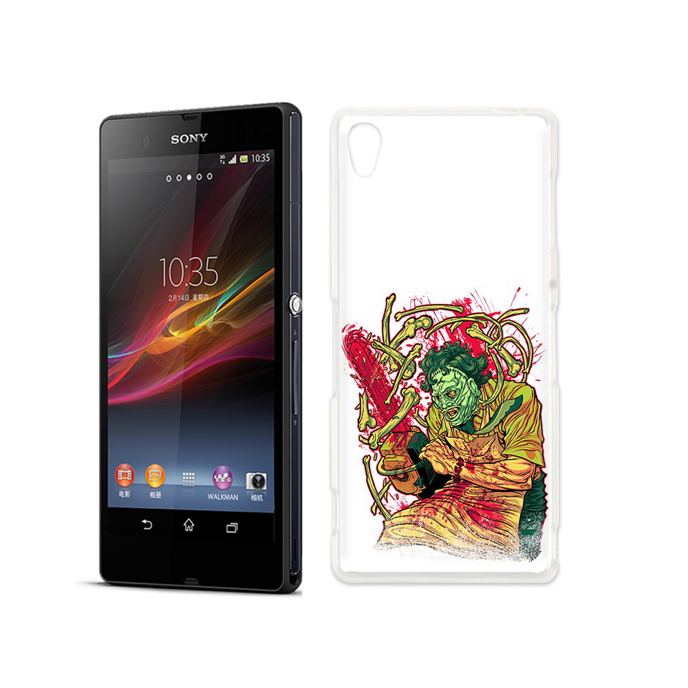 

Чехол MyPads Tocco для Sony Xperia Z яркий мясник, Прозрачный, Tocco