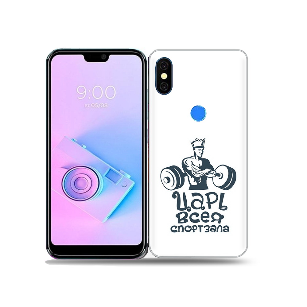 

Чехол MyPads Tocco для BQ 5731L бодибилдинг царь спортзала, Прозрачный, Tocco