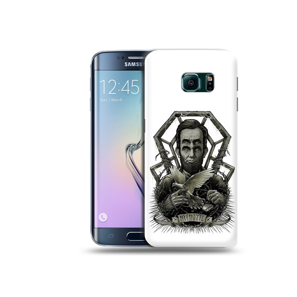 

Чехол MyPads Tocco для Samsung Galaxy S6 Edge франклин абстракция, Прозрачный, Tocco
