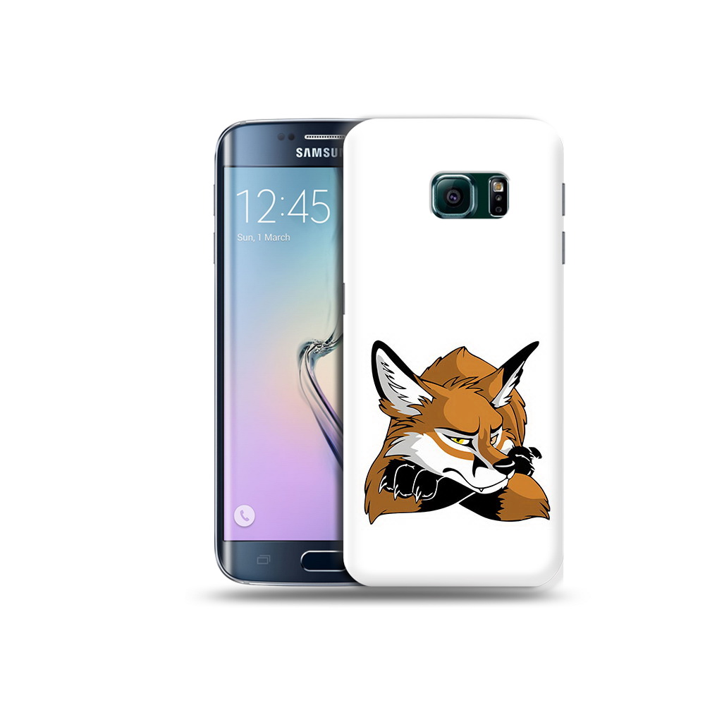 

Чехол MyPads Tocco для Samsung Galaxy S6 Edge фокс, Прозрачный, Tocco