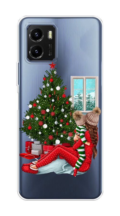 

Чехол на Vivo Y10 "Новый год с мамой", Красный;зеленый;голубой, 266450-6