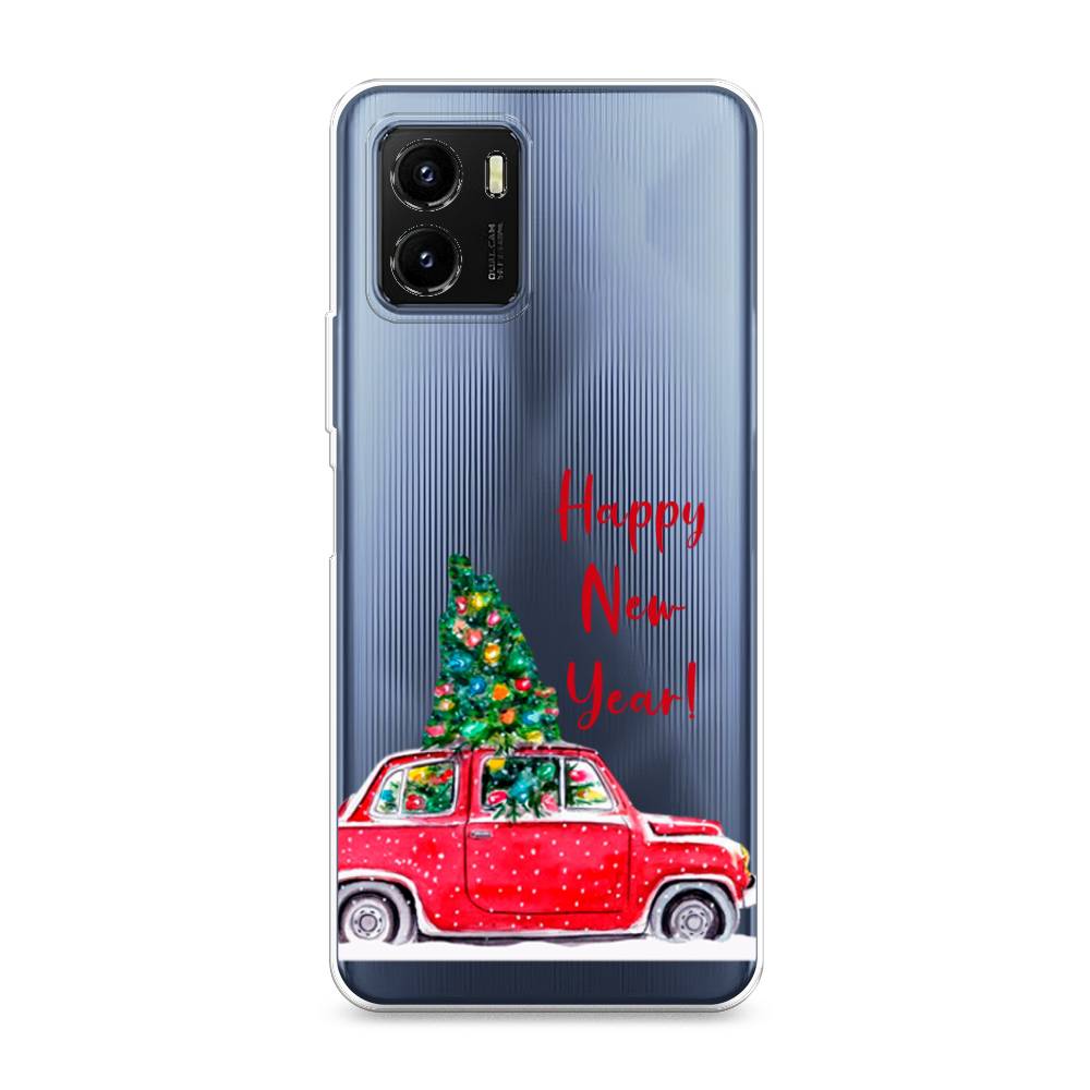 

Чехол на Vivo Y10 "Happy New Year", Красный;зеленый, 266450-5