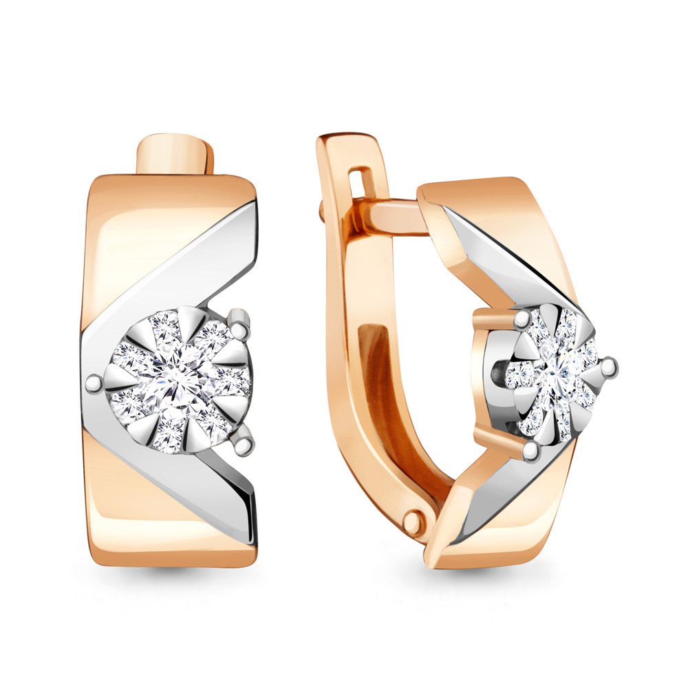

Серьги из красного золота с бриллиантом Aquamarine Aquamarine 941624к_585_кз, 941624к_585_кз