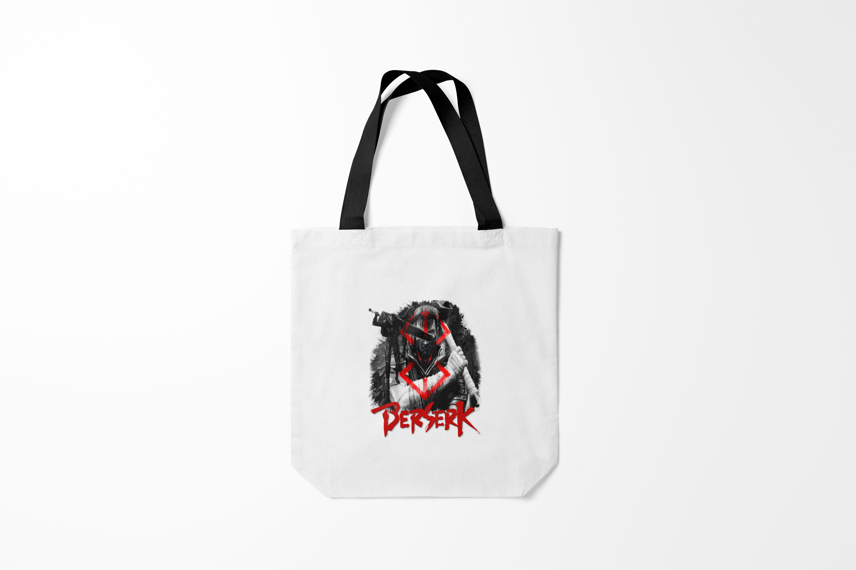

Сумка шoппер унисекс Burnettie Берсерк Berserk, белый, Берсерк Berserk