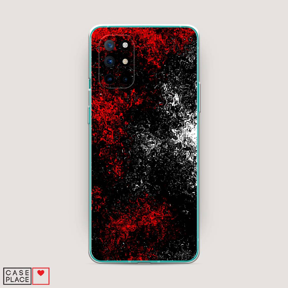 

Чехол на OnePlus 8T "Монотипия", Красный;черный;белый, 151150-3
