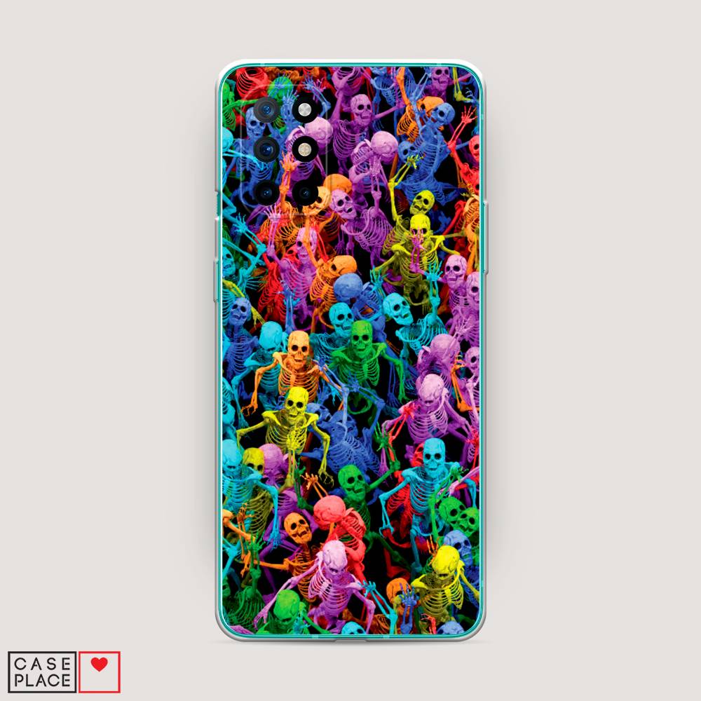 

Чехол на OnePlus 8T "Вечеринка скелетов", Фиолетовый;желтый;оранжевый, 151150-6