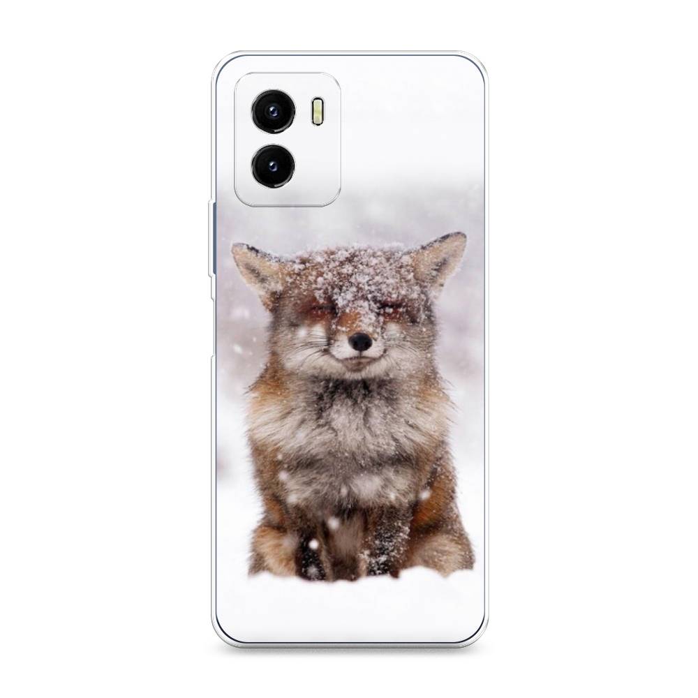 

Чехол на Vivo Y10 "Зимняя лиса", Белый;серый;коричневый, 266450-1