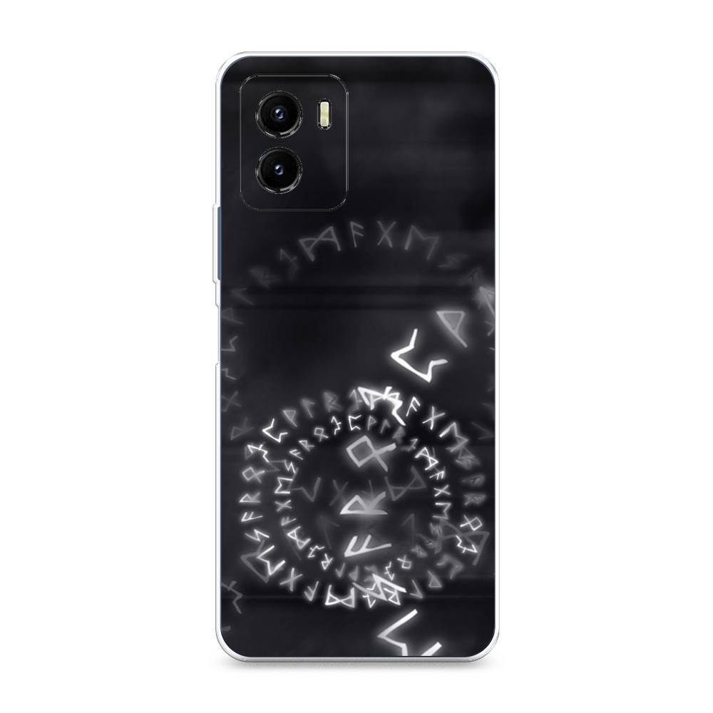 

Чехол на Vivo Y10 "Руны", Серый;черный, 266450-3