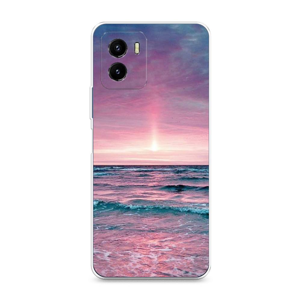 

Чехол на Vivo Y10 "Восход 3", Розовый;голубой, 266450-2