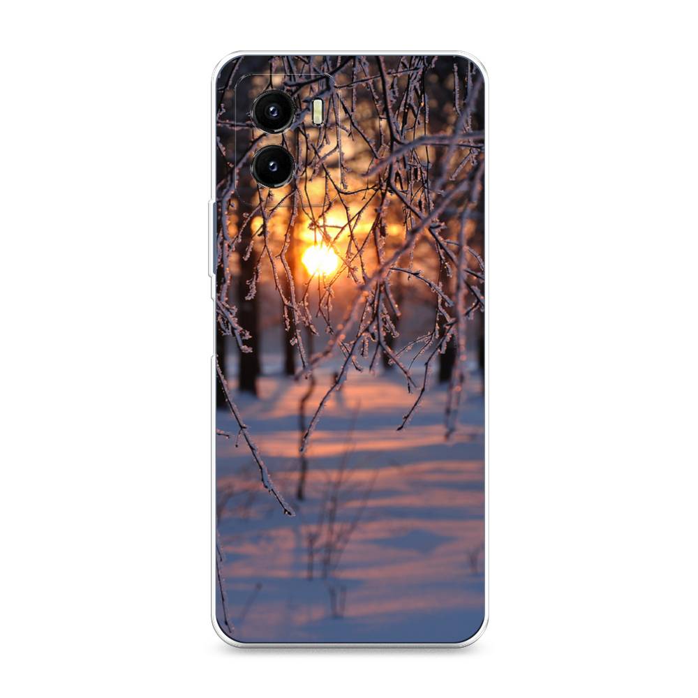 

Чехол на Vivo Y10 "Зима 7", Оранжевый;розовый;черный, 266450-2