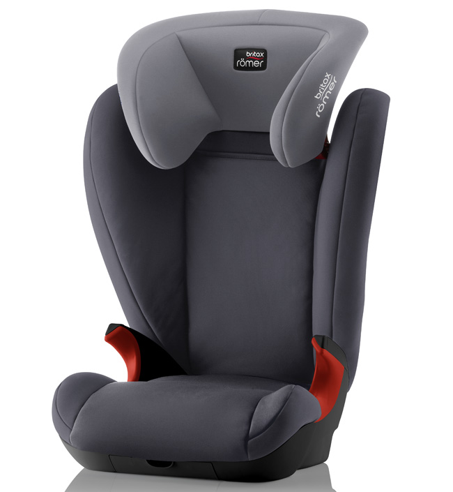 фото Автокресло britax romer kid ii black series цв.серый гр.2/3 britax roemer