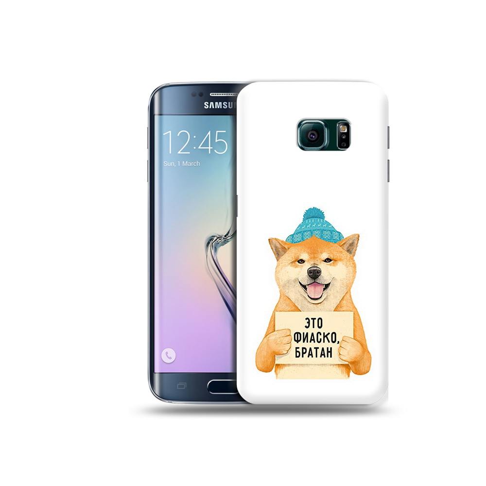 

Чехол MyPads Tocco для Samsung Galaxy S6 Edge фиаско, Прозрачный, Tocco
