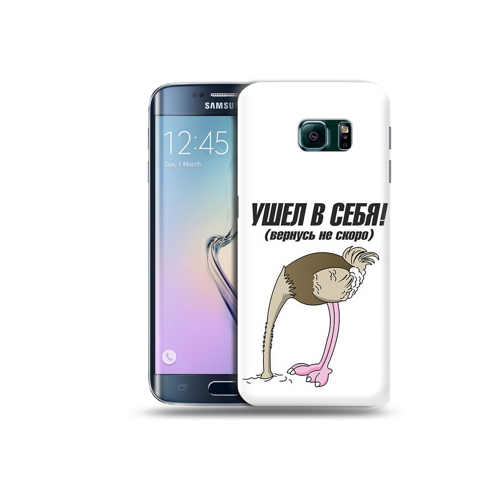 

Чехол MyPads Tocco для Samsung Galaxy S6 Edge ушел в себя, Прозрачный, Tocco