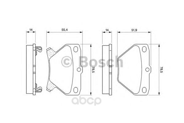 

Тормозные колодки Bosch задние дисковые 986424630, ДИСКОВЫЕ КОЛОДКИ ЗАДНИЕ Bosch 0986424630 Bosch 0986424630