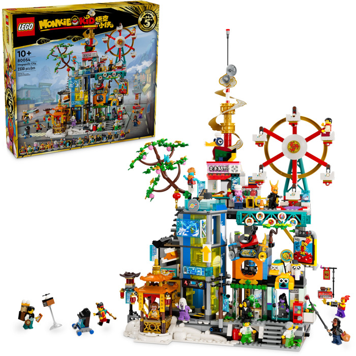 

Конструктор Lego Monkie Kid 80054 5-летие Мегаполиса 2330 дет.
