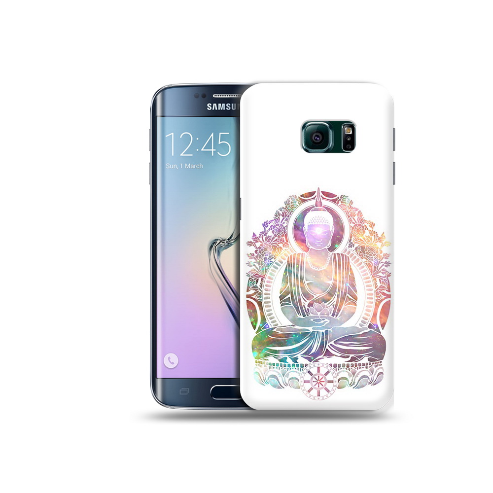 

Чехол MyPads Tocco для Samsung Galaxy S6 Edge умный мужчина абстракция, Прозрачный, Tocco
