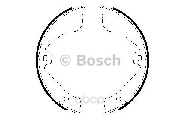 

Тормозные колодки Bosch стояночного тормоза для Audi Q7/Volkswagen Touareg 986487705, 0 986 487 705 =03.0137-0451.2=GS8718 колодки барабанные ручника Audi Q7,MB W164/W251,VW Toureg 02>