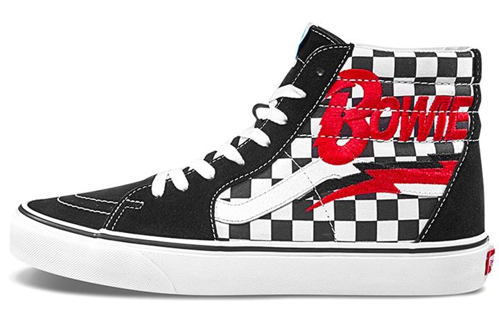 

Кеды унисекс Vans David Bowie x SK8 черные 42.5 EU, Черный, David Bowie x SK8