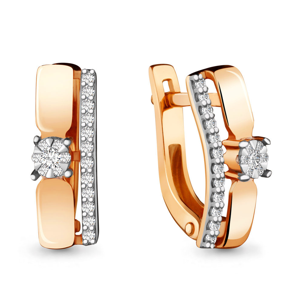 

Серьги из красного золота с бриллиантом Aquamarine Aquamarine 941612к_585_кз, 941612к_585_кз