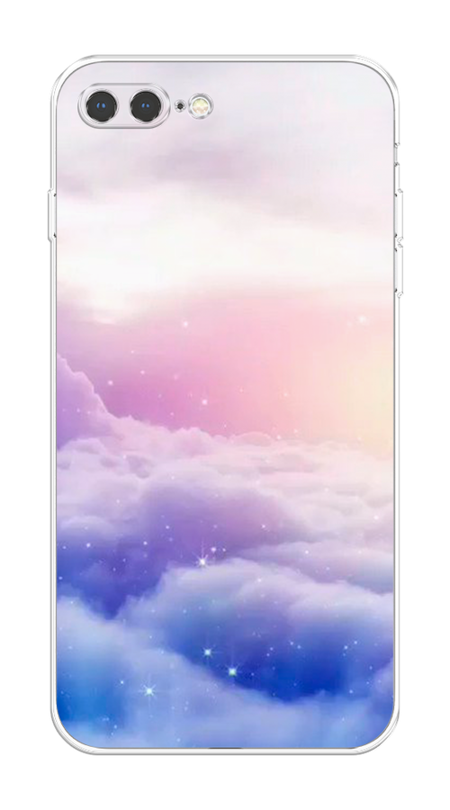 

Чехол на Apple iPhone 7 Plus "Небеса", Голубой;белый;розовый, 10750-1