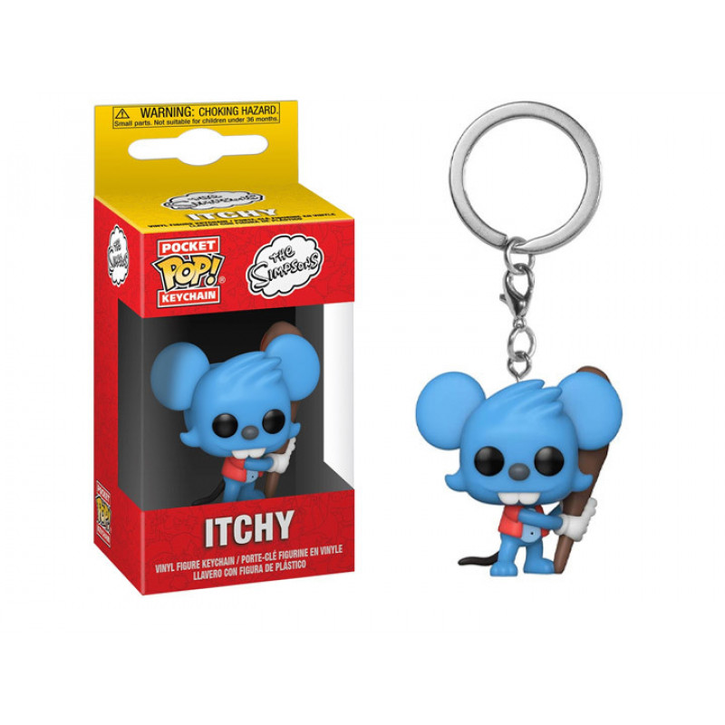 

Брелок Funko Simpsons: Itchy, Синий, Брелок Funko Pocket POP! Keychain: Simpsons: Itchy (54402) 53763