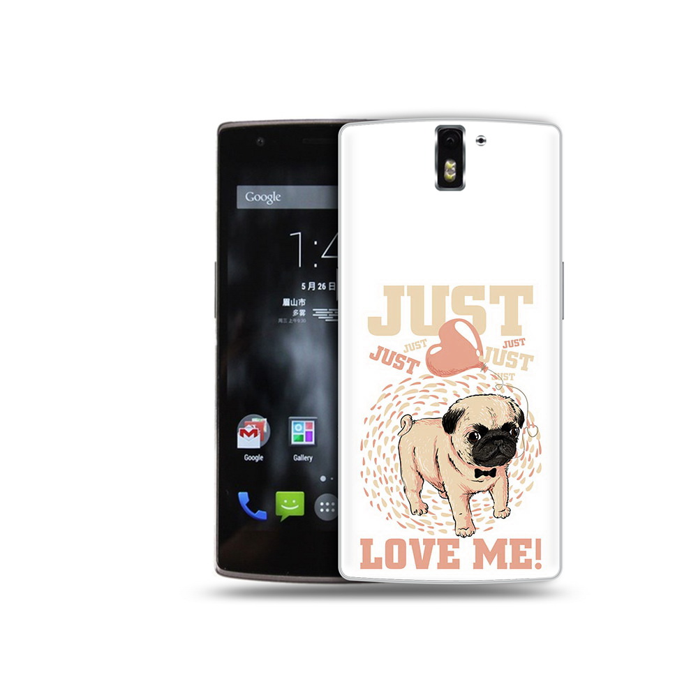 

Чехол MyPads Tocco для OnePlus One Люби меня, Прозрачный, Tocco