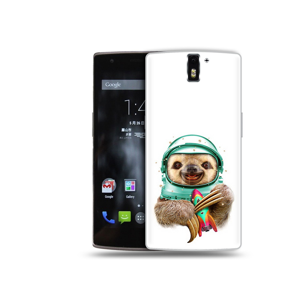 Чехол MyPads Tocco для OnePlus One Ленивец астронавт