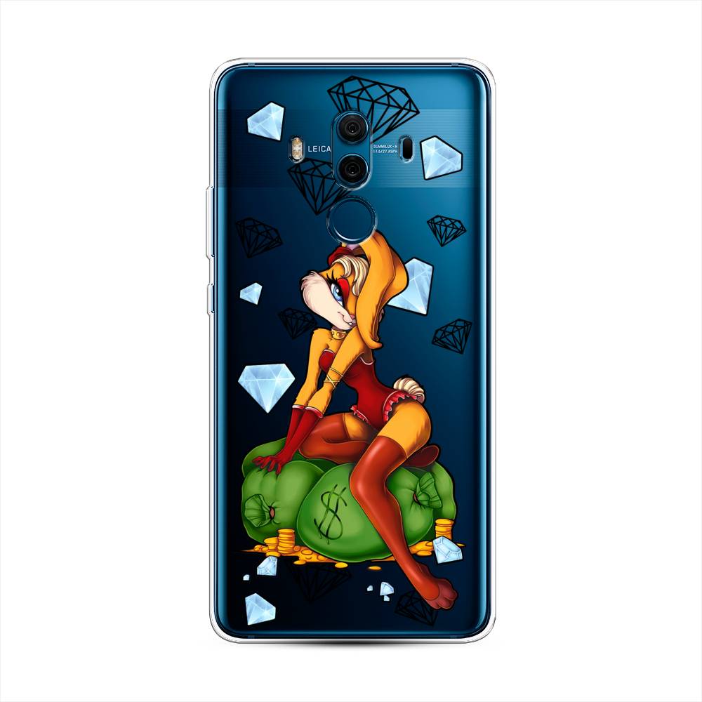 

Чехол на Huawei Mate 10 Pro "Лола Банни с бриллиантами", Красный;оранжевый;зеленый, 63450-6